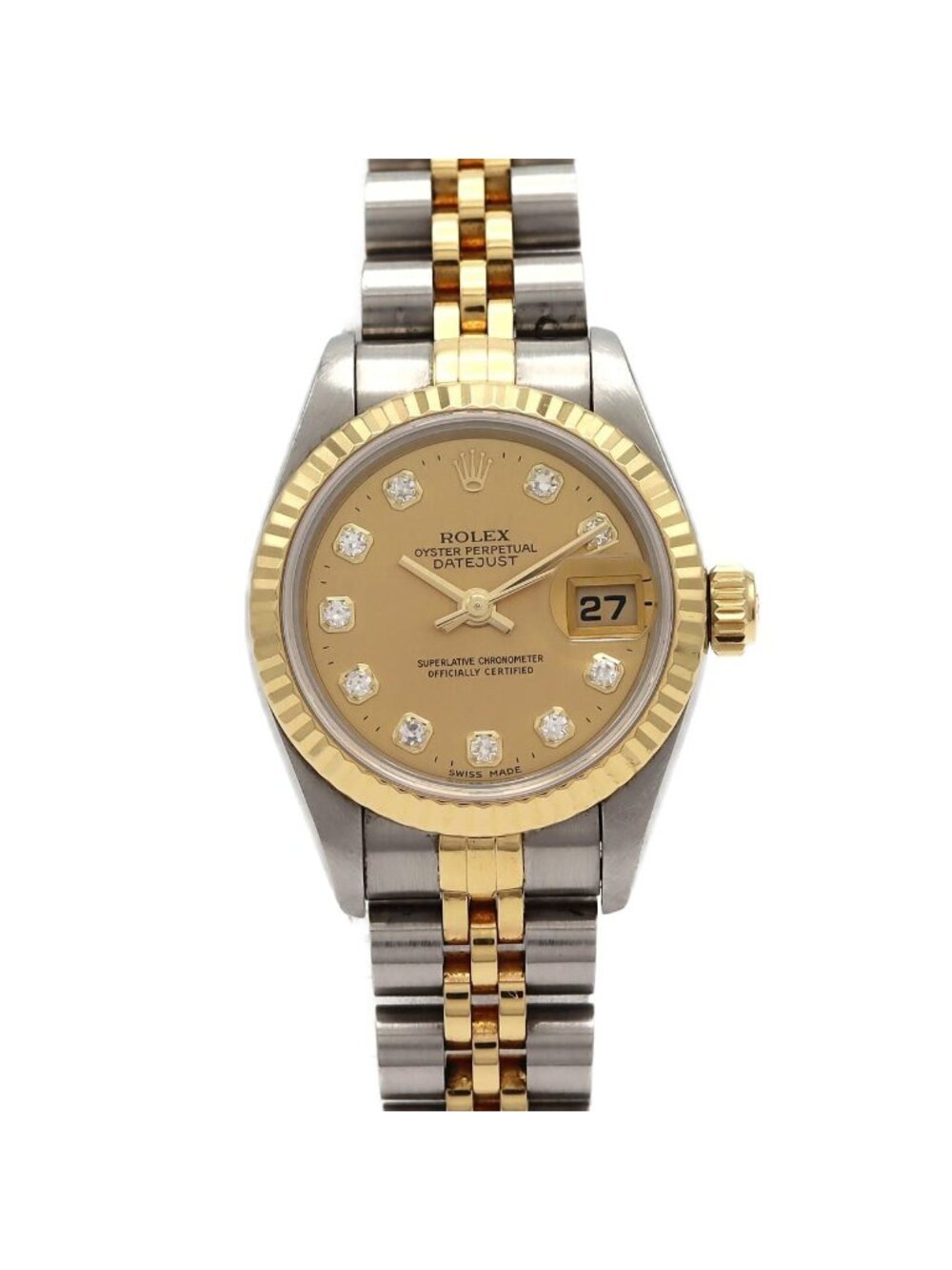 Rolex Datejust Stainless Steel Yellow Gold Automatic
